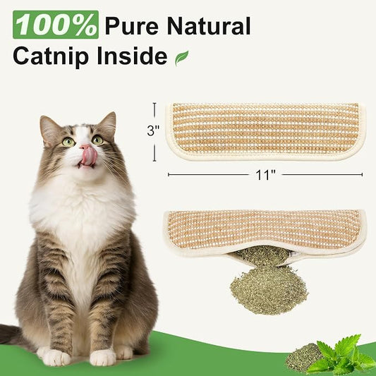 Cat Toy, Catnip Pillow, Self-amusing Chew Toy, Bite-resistant