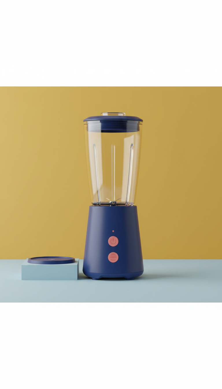 Wireless kitchen blender with fast charge